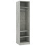 Voir la diapositive 2 : VIDAXL Garde-robe Gris beton 50x50x200 cm Bois d'ingenierie