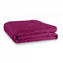 Voir la diapositive 2 : UNIVERS DECOR Housse de couette 240 x 220 unie rose fushia 100% Coton / 57 Fils/cm²