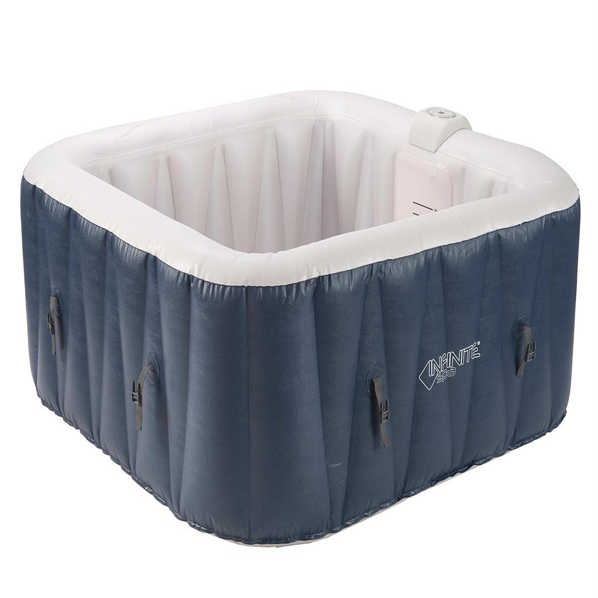 INFINITE SPA Spa gonflable champion carré bulles 6 places + accessoires offerts - infinite spa