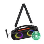 Media-Tech Enceinte portable Media-Tech MT3184 Bluetooth 5.3 Noir et Orange