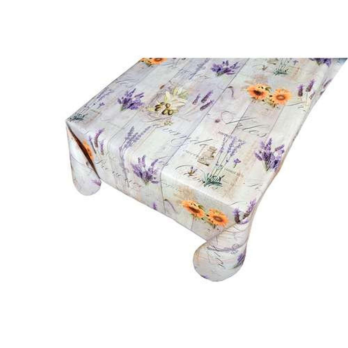 TOILINUX Nappe en toile cirée rectangulaire Arles - 140 x 250 cm - Multicolore