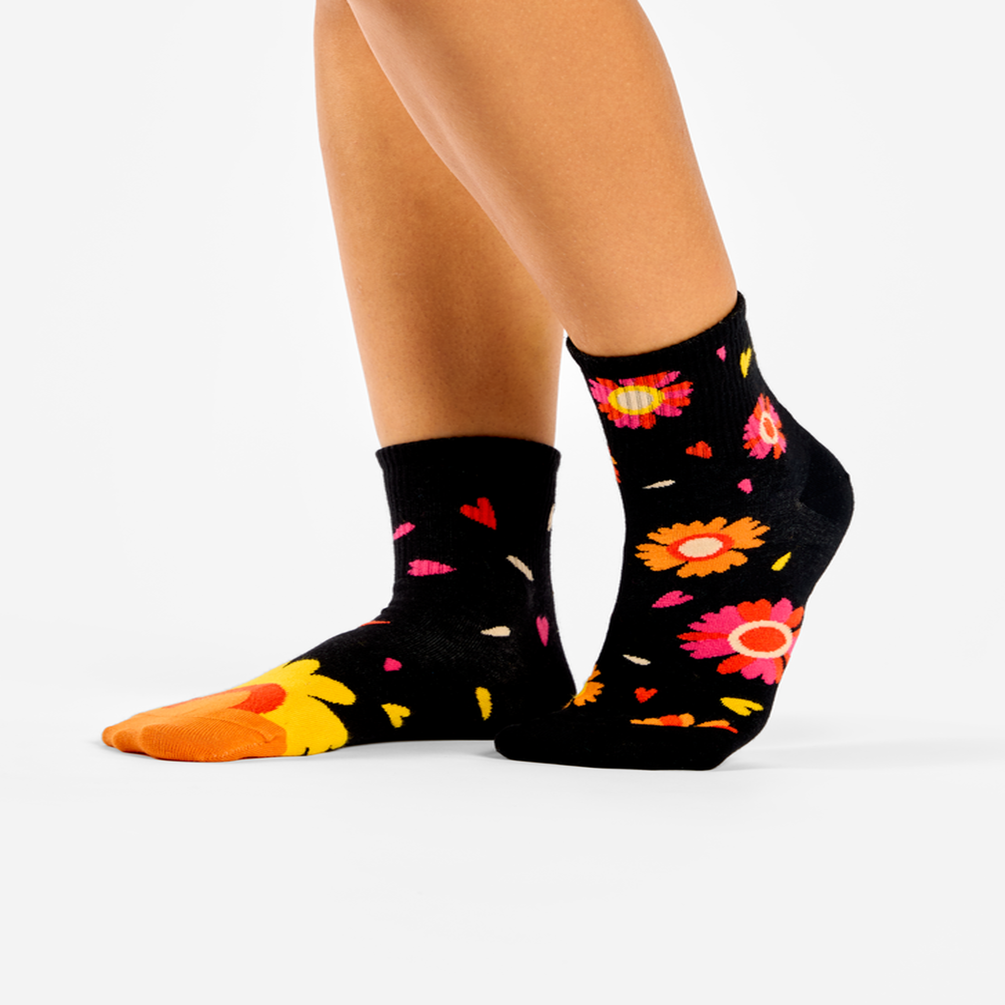 Voir la diapositive 3 : DEDOLES Chaussettes courtes je t'aime, un peu, beaucoup
