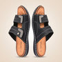 Voir la diapositive 3 : OZABI OZABI Sandales homme confort double scratch semelle memoire de forme