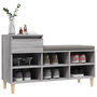 Voir la diapositive 4 : VIDAXL Armoire a chaussures Sonoma gris 102x36x60 cm Bois d'ingenierie