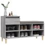 Voir la diapositive 4 : VIDAXL Armoire a chaussures Sonoma gris 102x36x60 cm Bois d'ingenierie