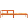 Voir la diapositive 5 : VIDAXL Chaise longue cire marron 199,5x62x55 cm bois massif de pin
