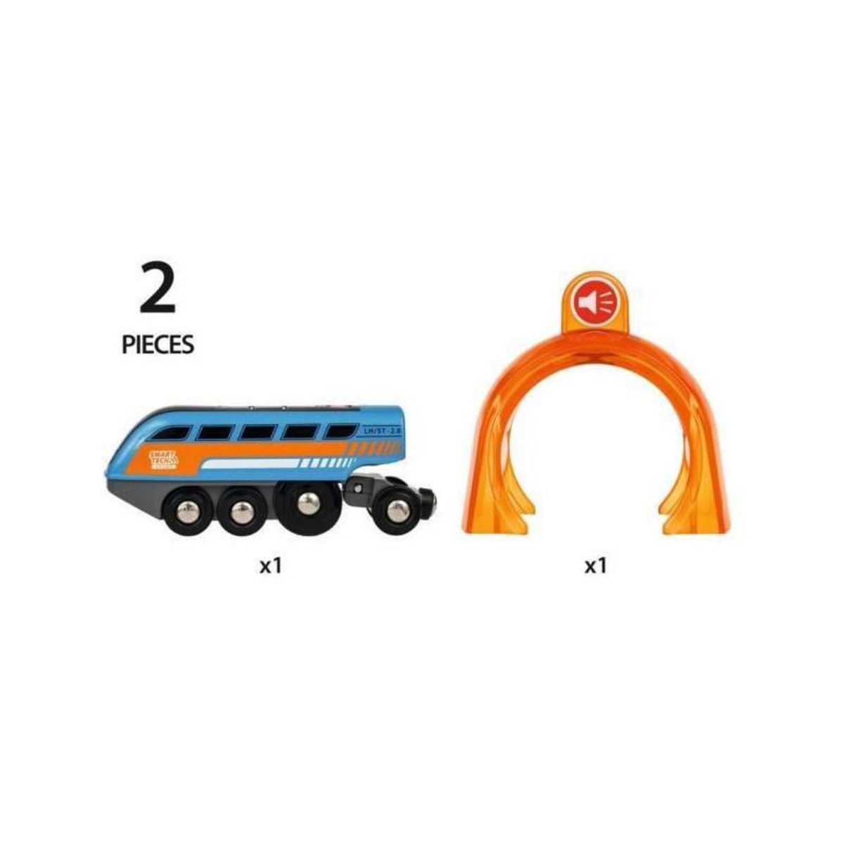 Brio Brio World Locomotive a Enregistreur vocal Smart Tech Sound  - STEM - Circuit de train en bois - Ravensburger - Des 3 ans - 3397