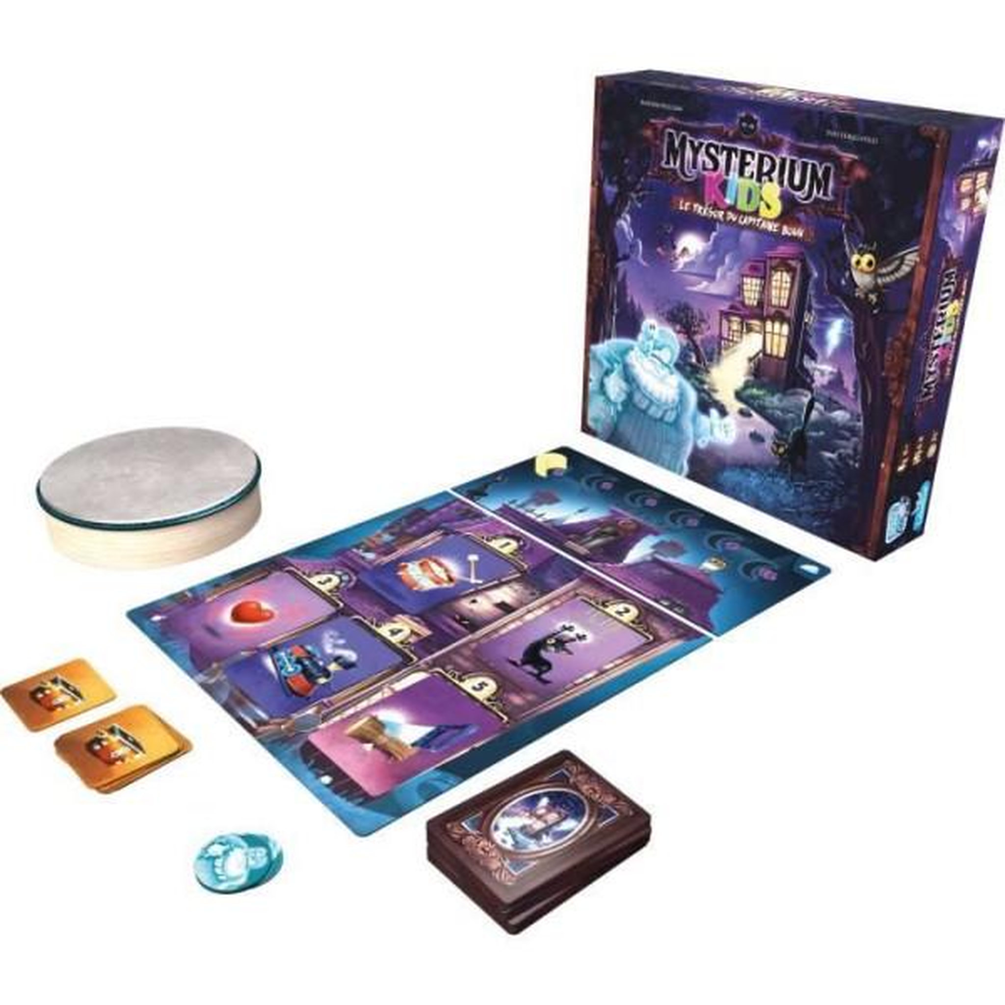 Voir la diapositive 4 : Asmodee Mysterium kids capitaine bouh - asmodee - jeu de société