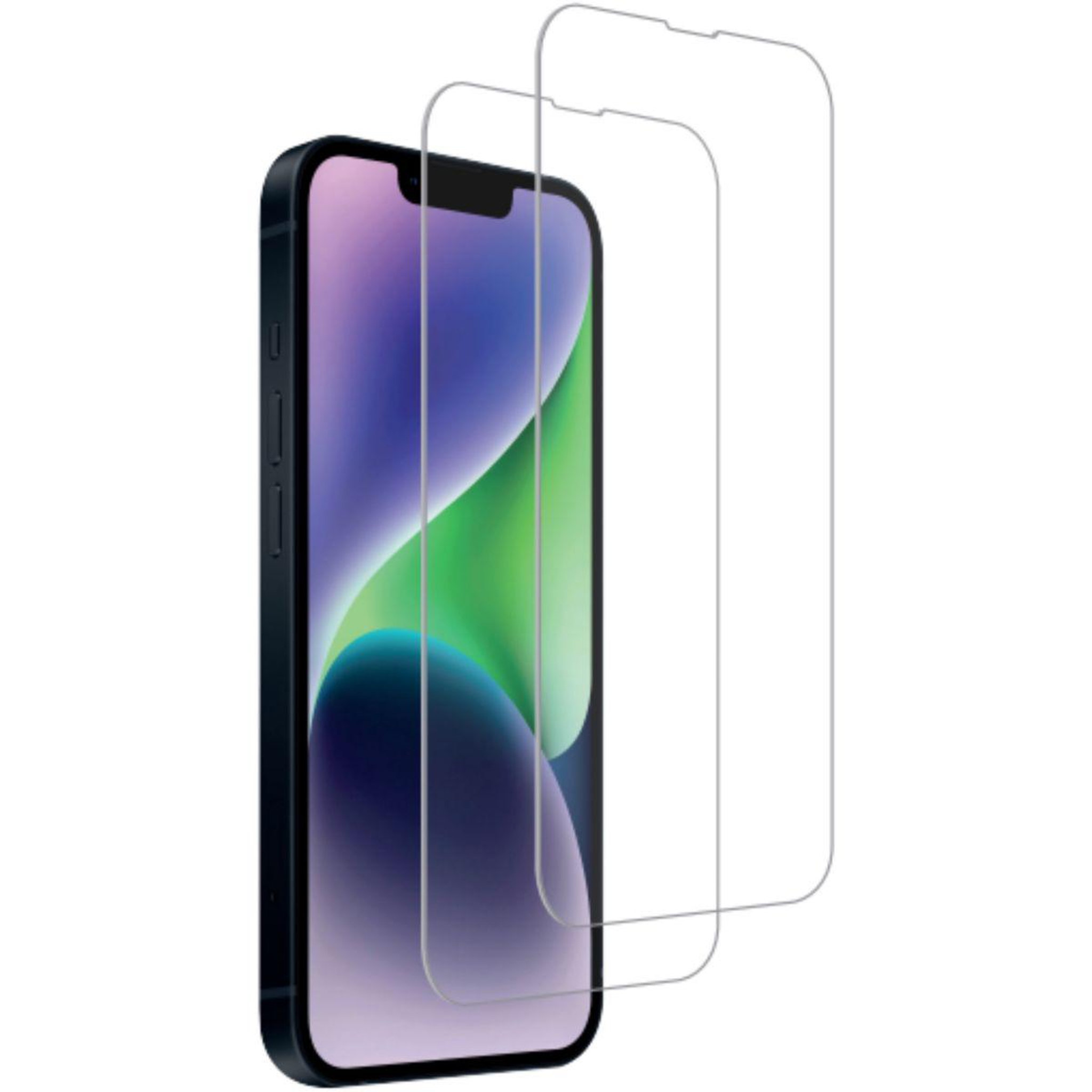 Voir la diapositive 2 : ESSENTIEL B Protège écran iphone 13/13pro/14/16e verre trempé