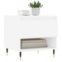 Voir la diapositive 3 : VIDAXL Table basse blanc 50x46x50 cm bois d'ingenierie