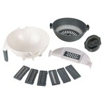 Coupe légume avec passoire intégrée 8 en 1