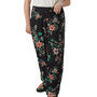 Voir la diapositive 1 : Vero Moda Pantalon Noir à fleurs Femme Vero Moda Curve Easy Hw Wide