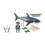 Voir la diapositive 2 : PLAYMOBIL 71793 Pirate et requin géant avec machoire articulée