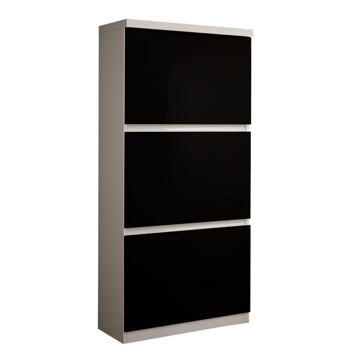 Colonne de rangement  3 portes GENOVA, bicolore
