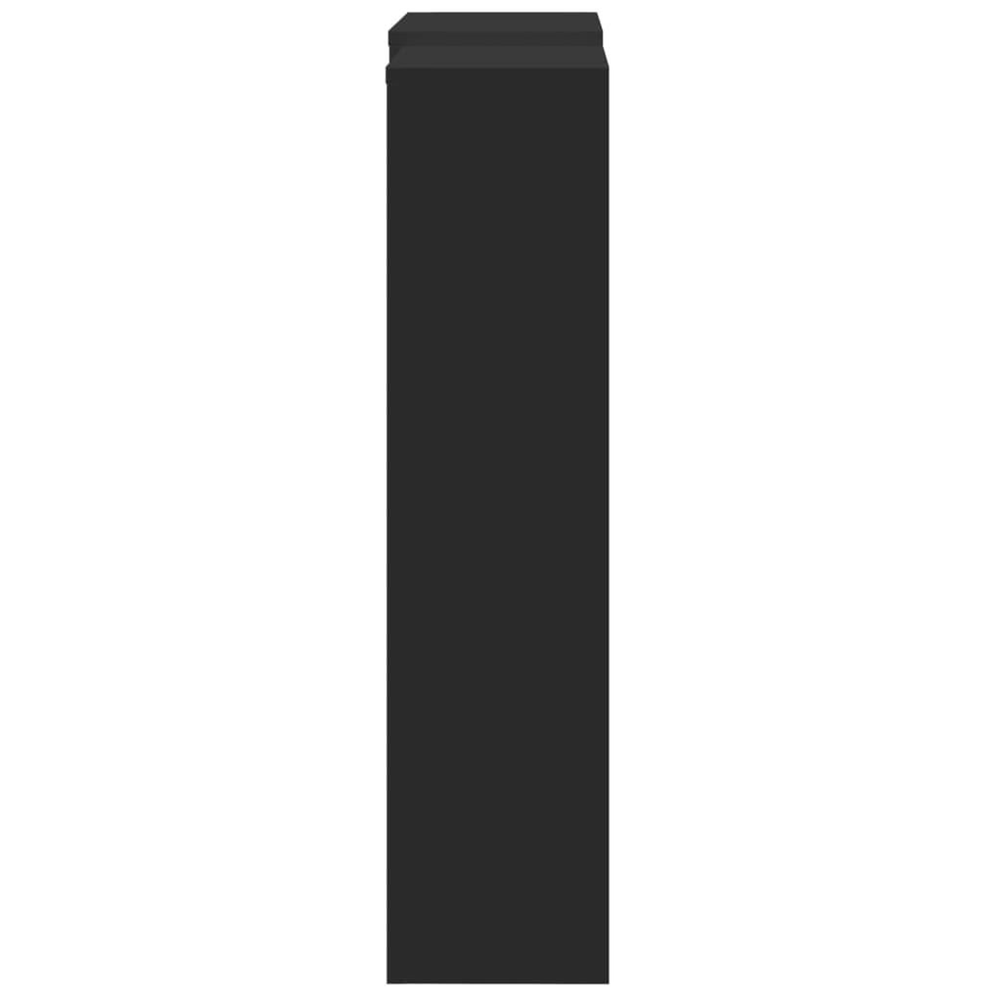 Voir la diapositive 4 : VIDAXL Cache-radiateur noir 205x21,5x83,5 cm bois d'ingenierie