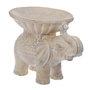 Voir la diapositive 1 : ATMOSPHERA Statuette Déco  Éléphant  38cm Blanc