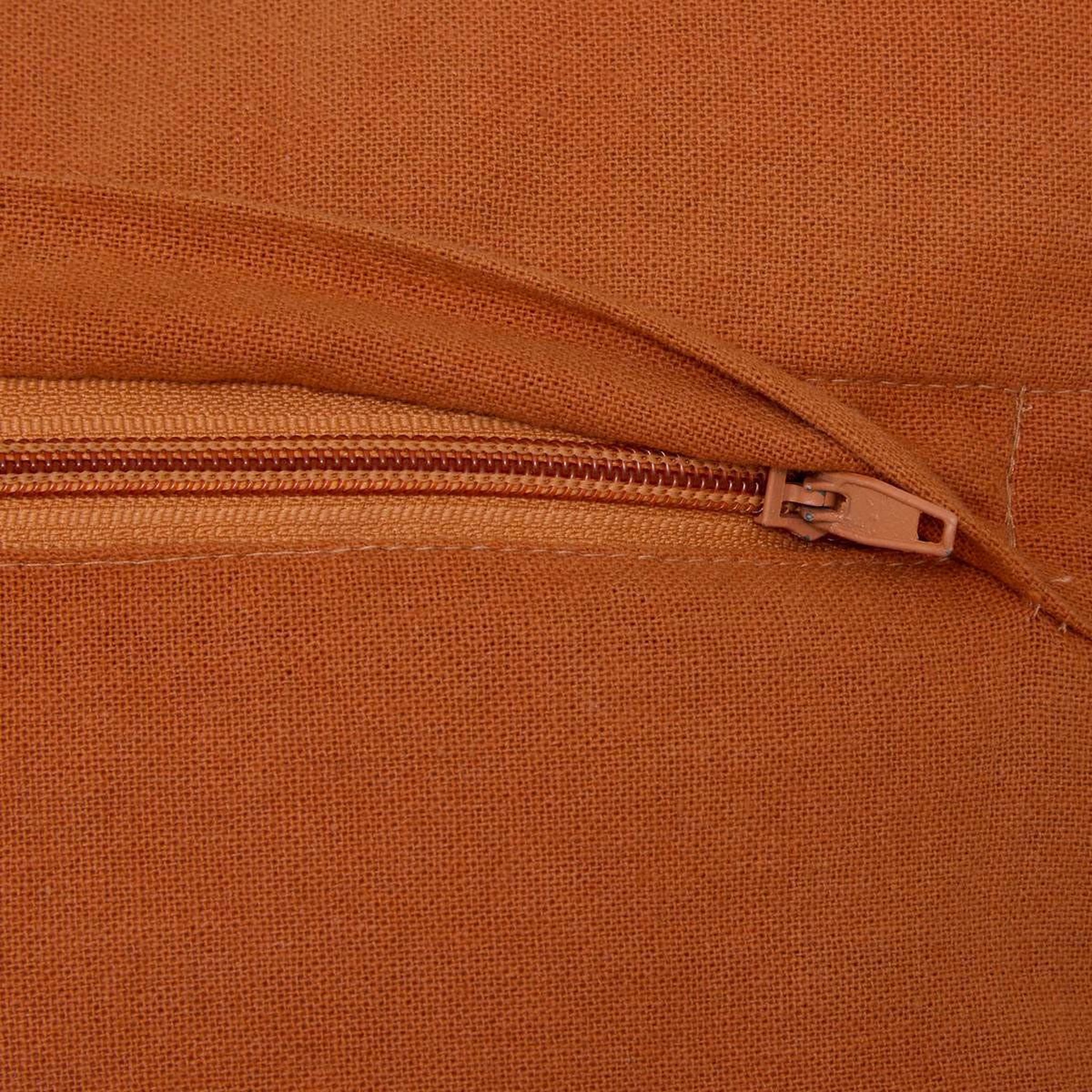 Voir la diapositive 2 : ATMOSPHERA Coussin déco  mira  40x40cm terracotta