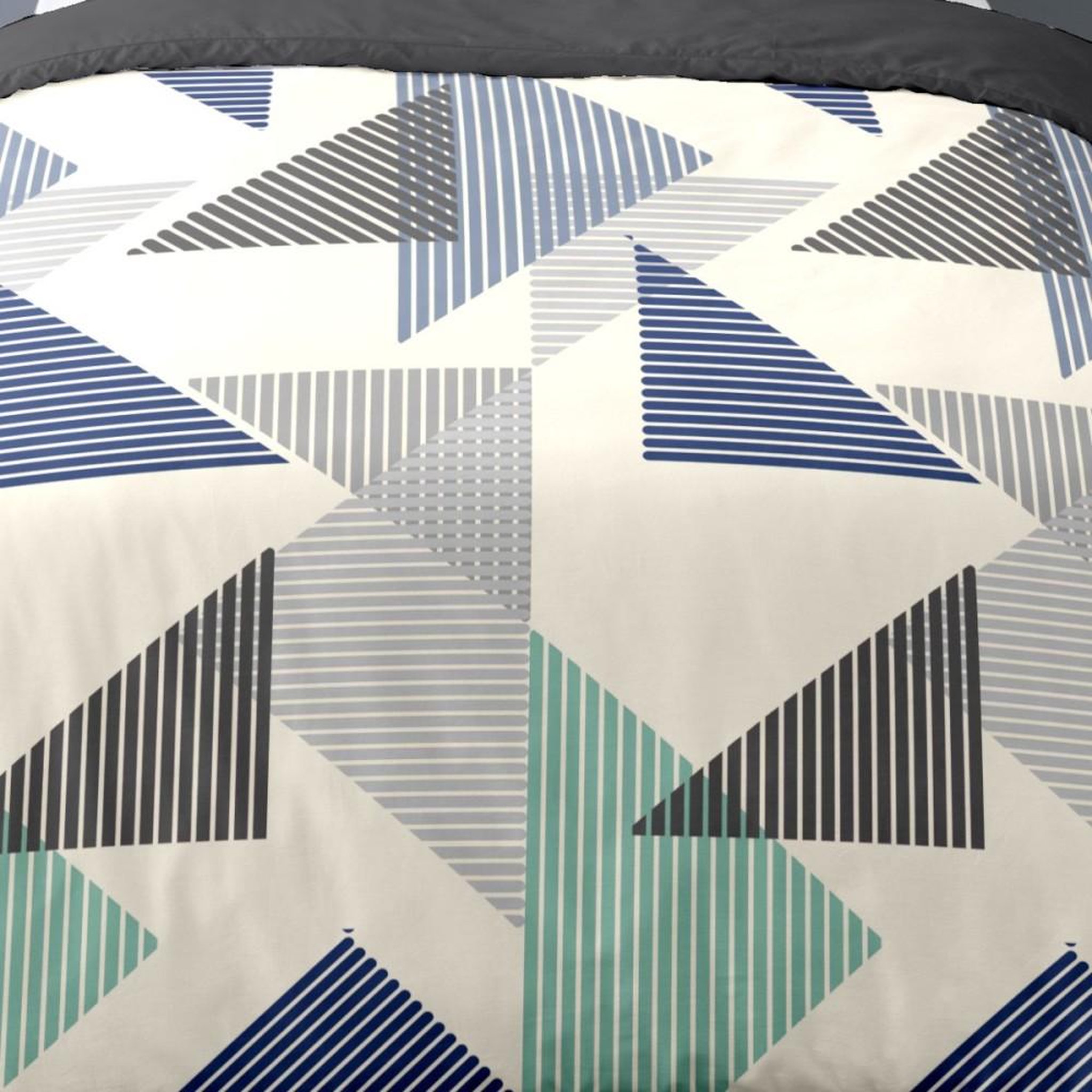 Voir la diapositive 3 : Dourev Housse de couette 140x200 + 1 taie d'oreiller MAEL