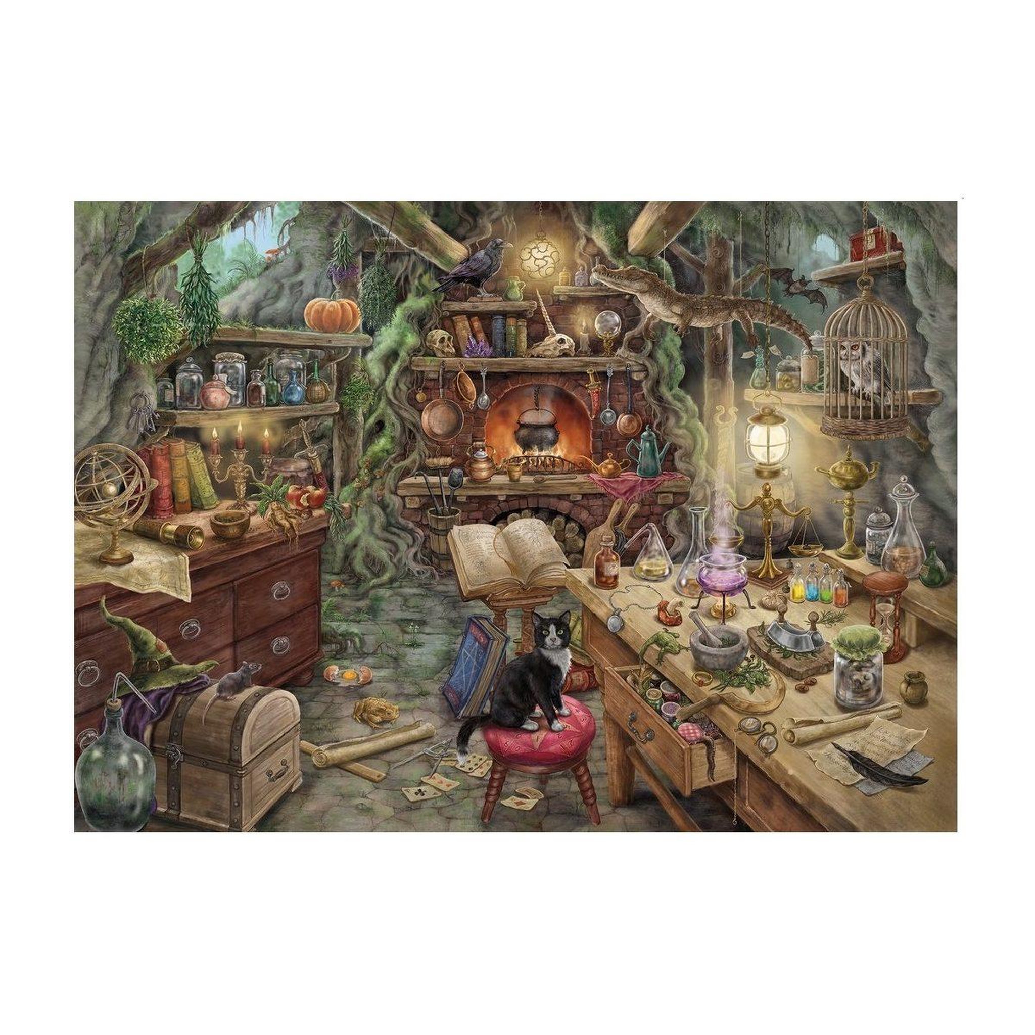 Voir la diapositive 2 : RAVENSBURGER Escape puzzle cuisine de sorciere