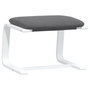 Voir la diapositive 2 : VIDAXL Repose-pied Gris fonce 51x41x40 cm Tissu