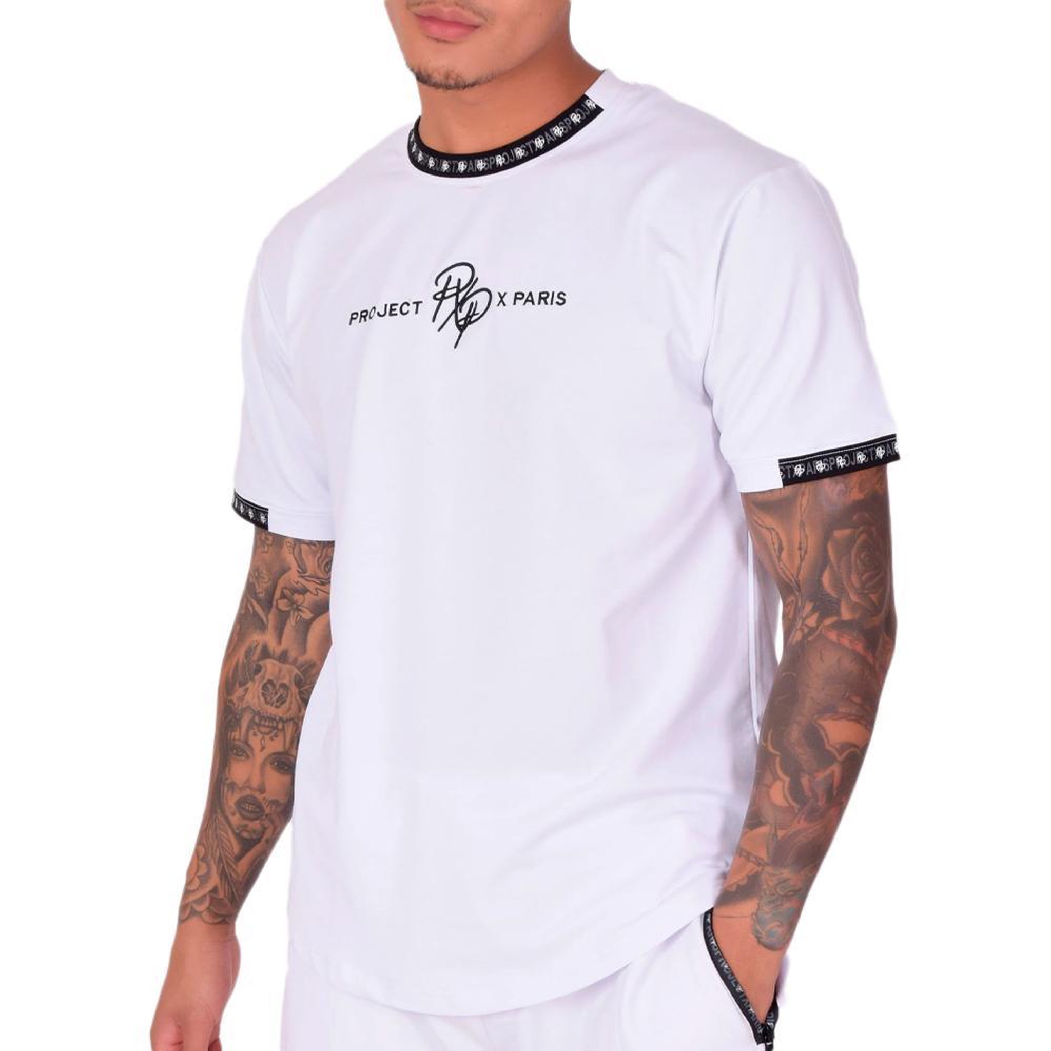 Voir la diapositive 1 : Project X T-shirt blanc homme project x paris