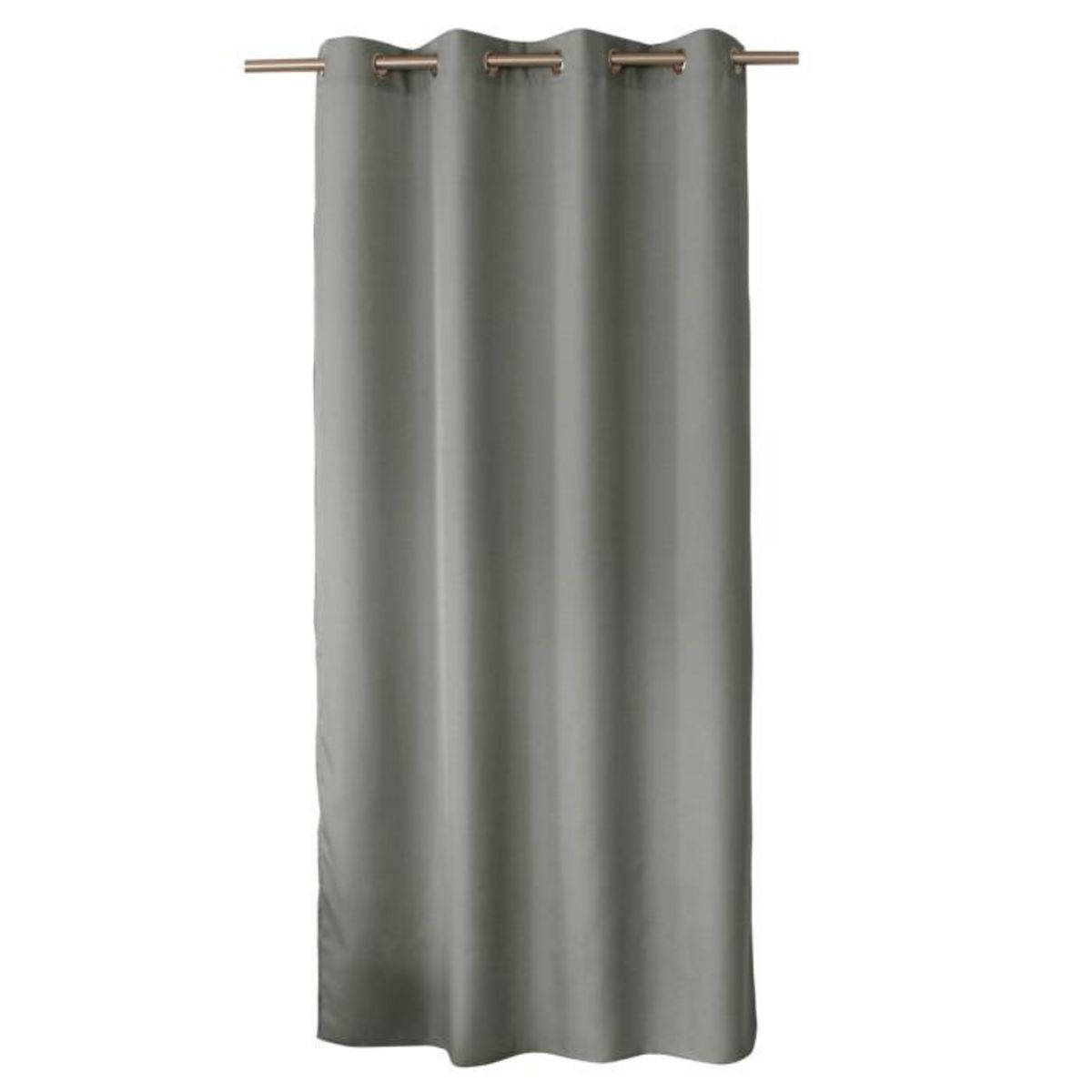 TOILINUX Rideau uni avec oeillets - 140 x 240 cm