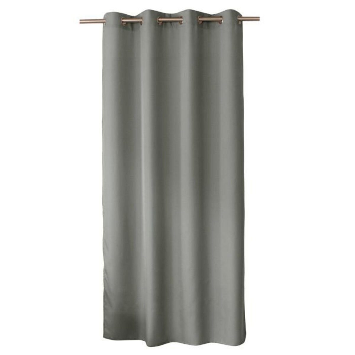TOILINUX Rideau uni avec oeillets - 140 x 240 cm