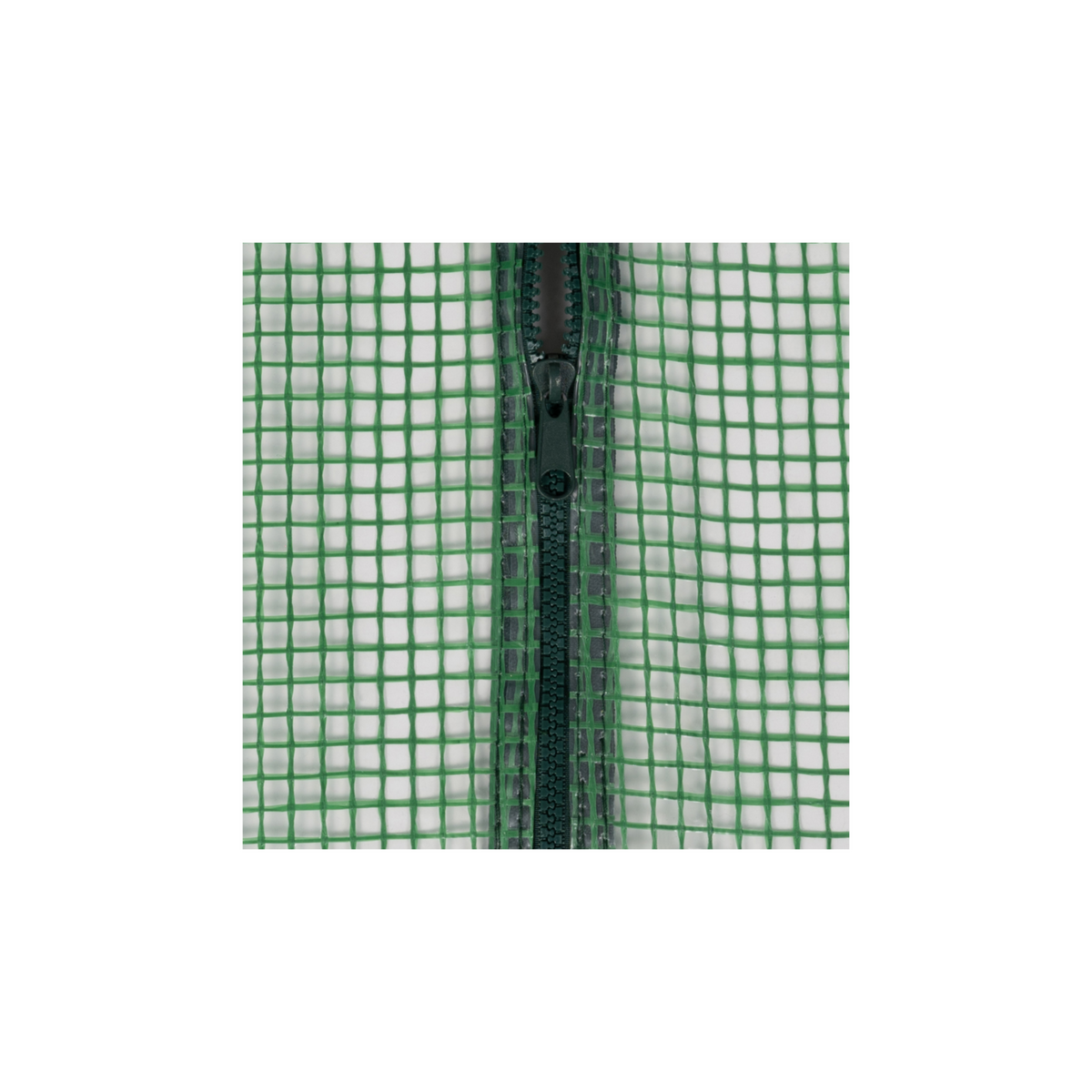 ID MARKET Bâche de rechange 130 gr/m² pour serre tunnel 6m² verte 2 sections ROMA