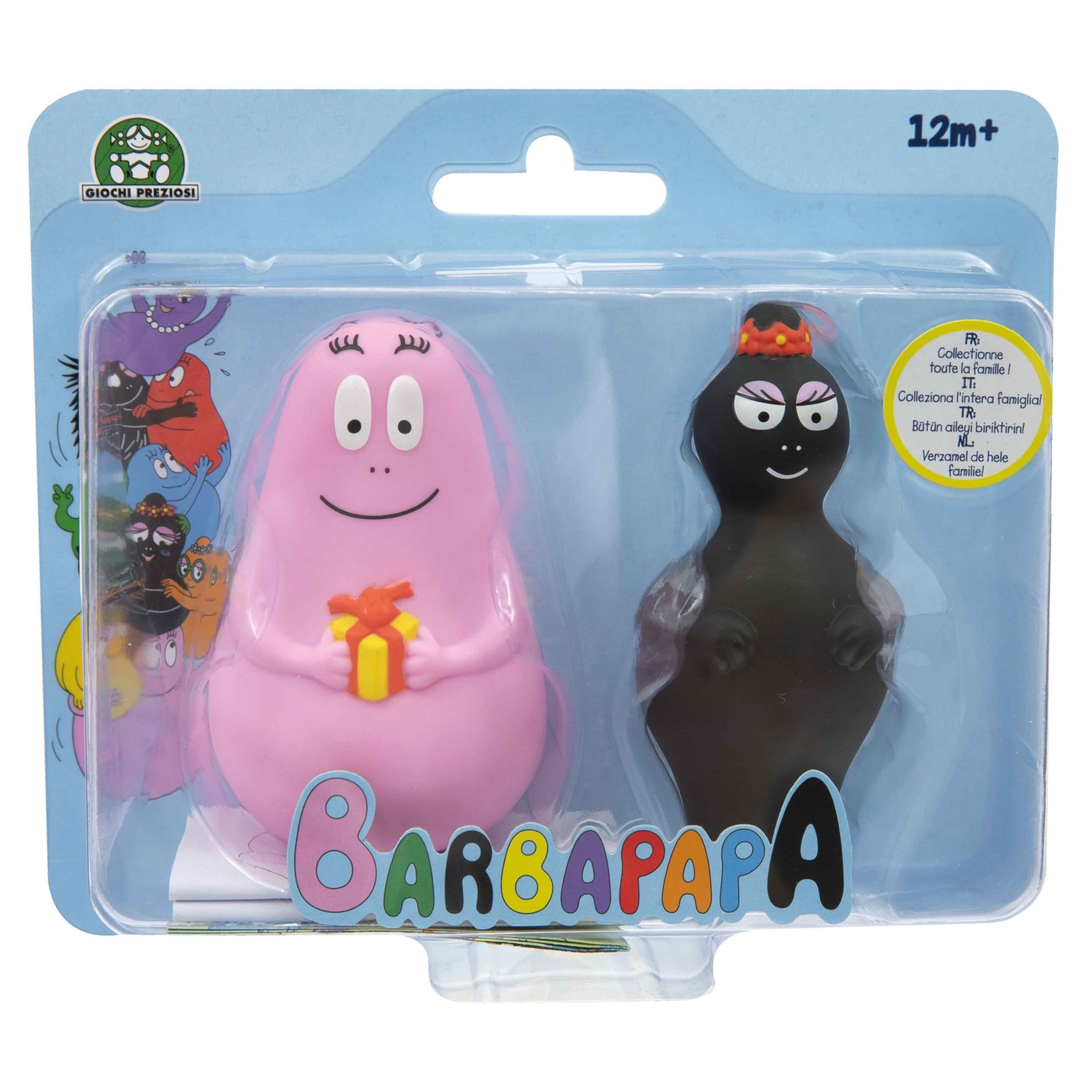 Voir la diapositive 6 : GIOCHI PREZIOSI Ensemble de 2 figurines 8 cm Barbapapa