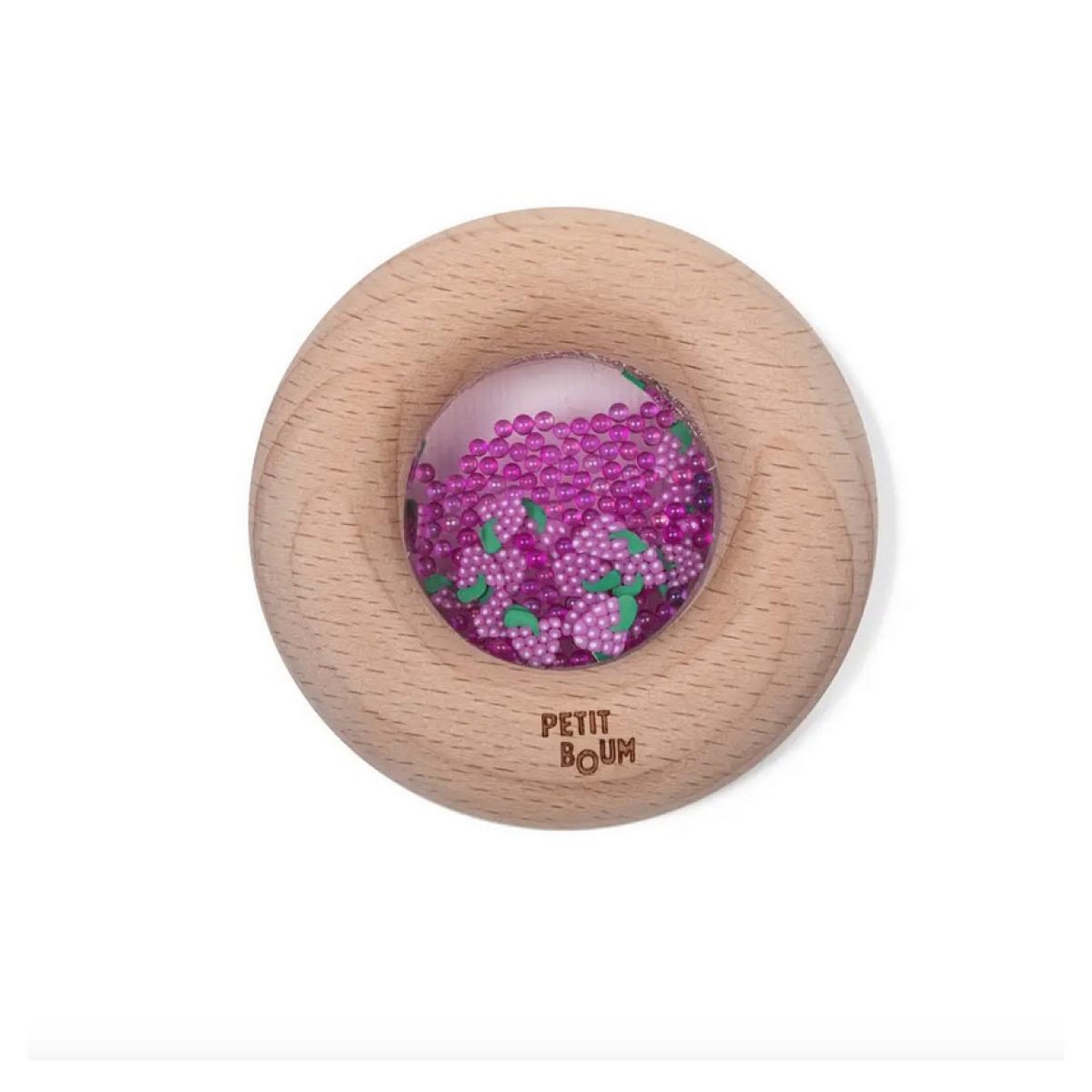 PETIT BOUM Donut sensoriel en bois - Raisins