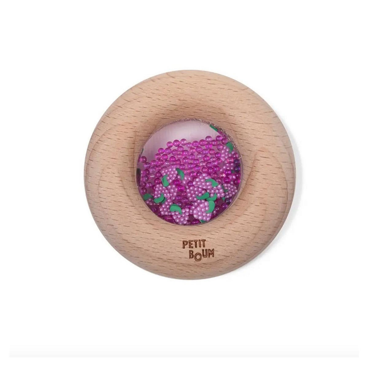 PETIT BOUM Donut sensoriel en bois - Raisins