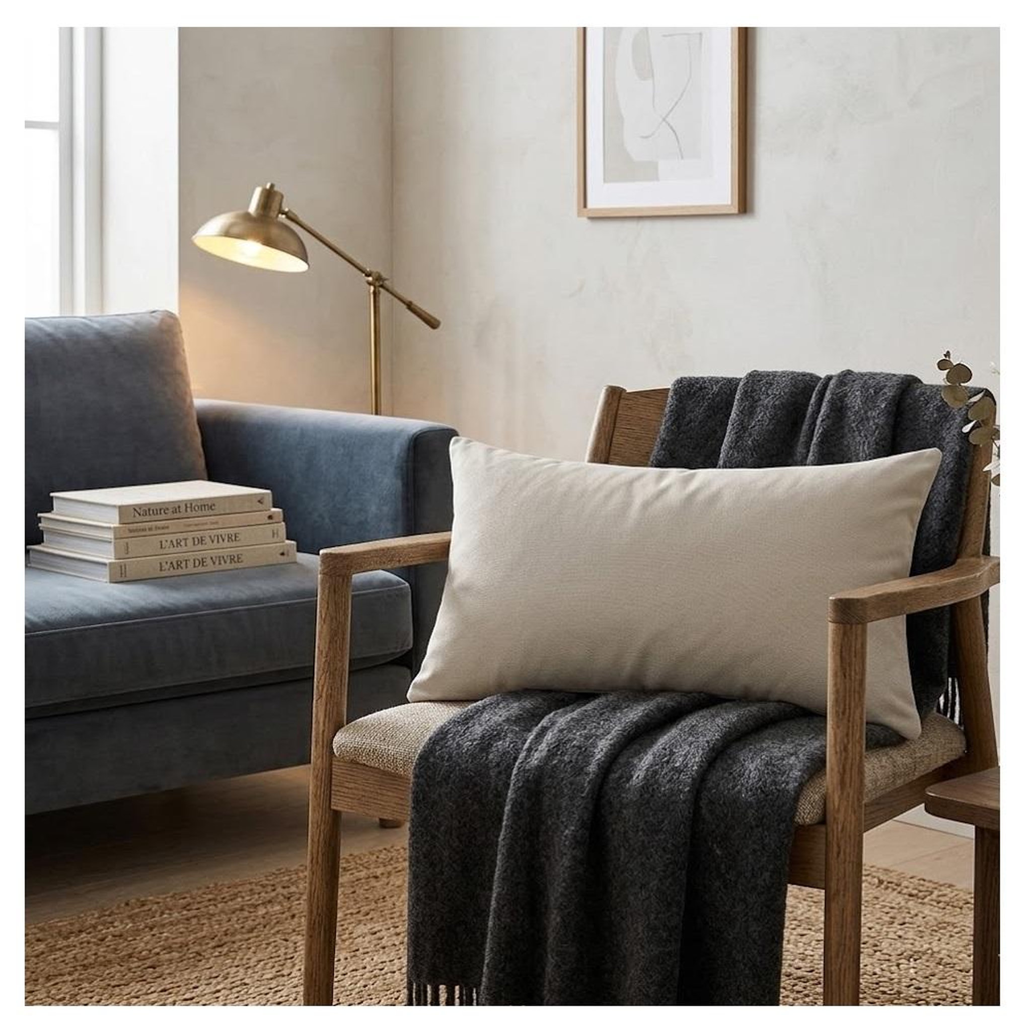 Voir la diapositive 3 : Eden Coussin en polyester uni pop color