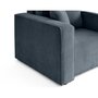 Voir la diapositive 4 : BEST MOBILIER Topaze - fauteuil en velours côtelé plat