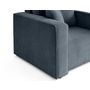 Voir la diapositive 4 : BEST MOBILIER Topaze - fauteuil en velours côtelé plat