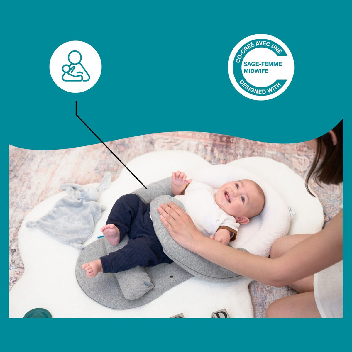 BABYMOOV Réducteur anti-coliques CloudNest 