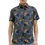 Jack & Jones Chemise Bleu/Vert Homme Jack & Jones Hawaii. Coloris disponibles : Bleu