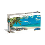 CLEMENTONI Puzzle 1000 pièces Swinging by the Ocean – Puzzle adulte panorama – Format compact – Clementoni