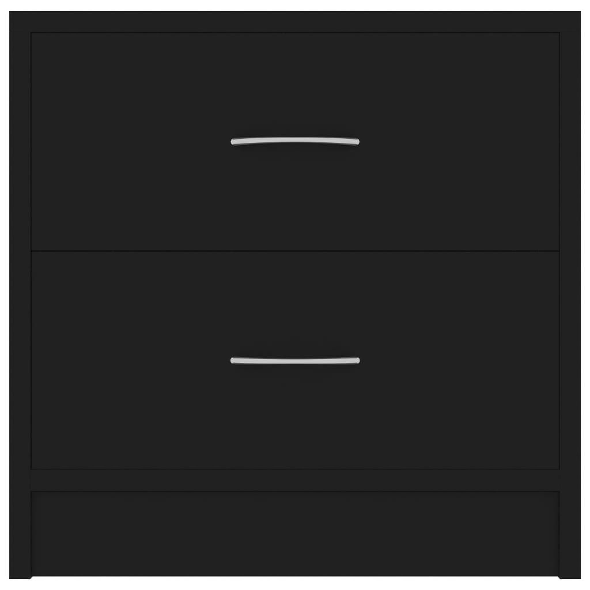 Voir la diapositive 4 : VIDAXL Table de chevet Noir 40x30x40 cm Bois d'ingenierie