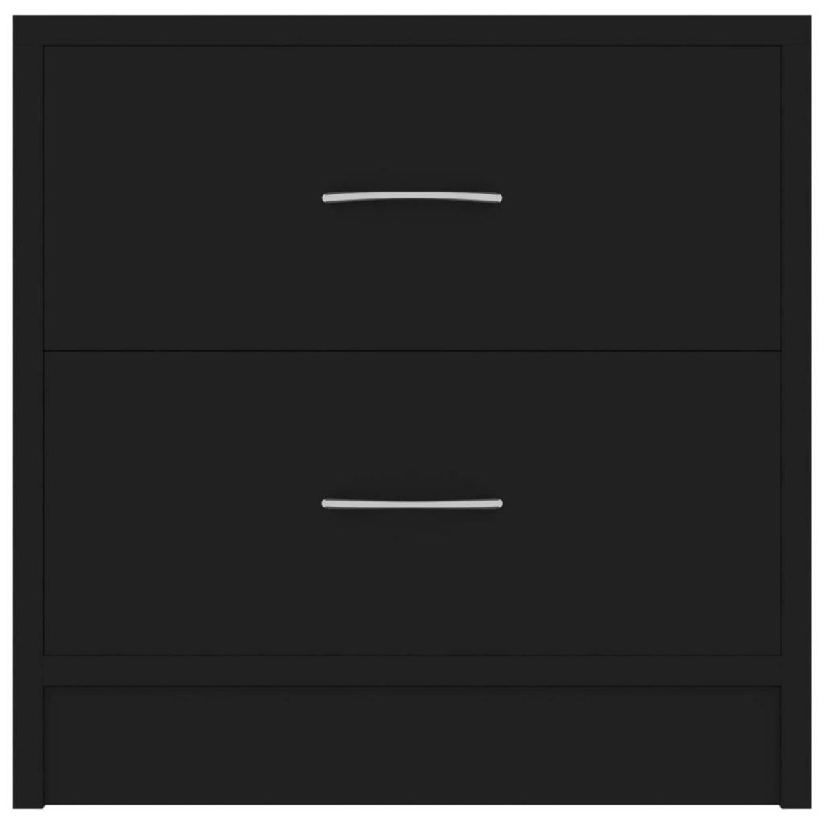 VIDAXL Table de chevet Noir 40x30x40 cm Bois d'ingenierie