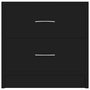 Voir la diapositive 4 : VIDAXL Table de chevet Noir 40x30x40 cm Bois d'ingenierie