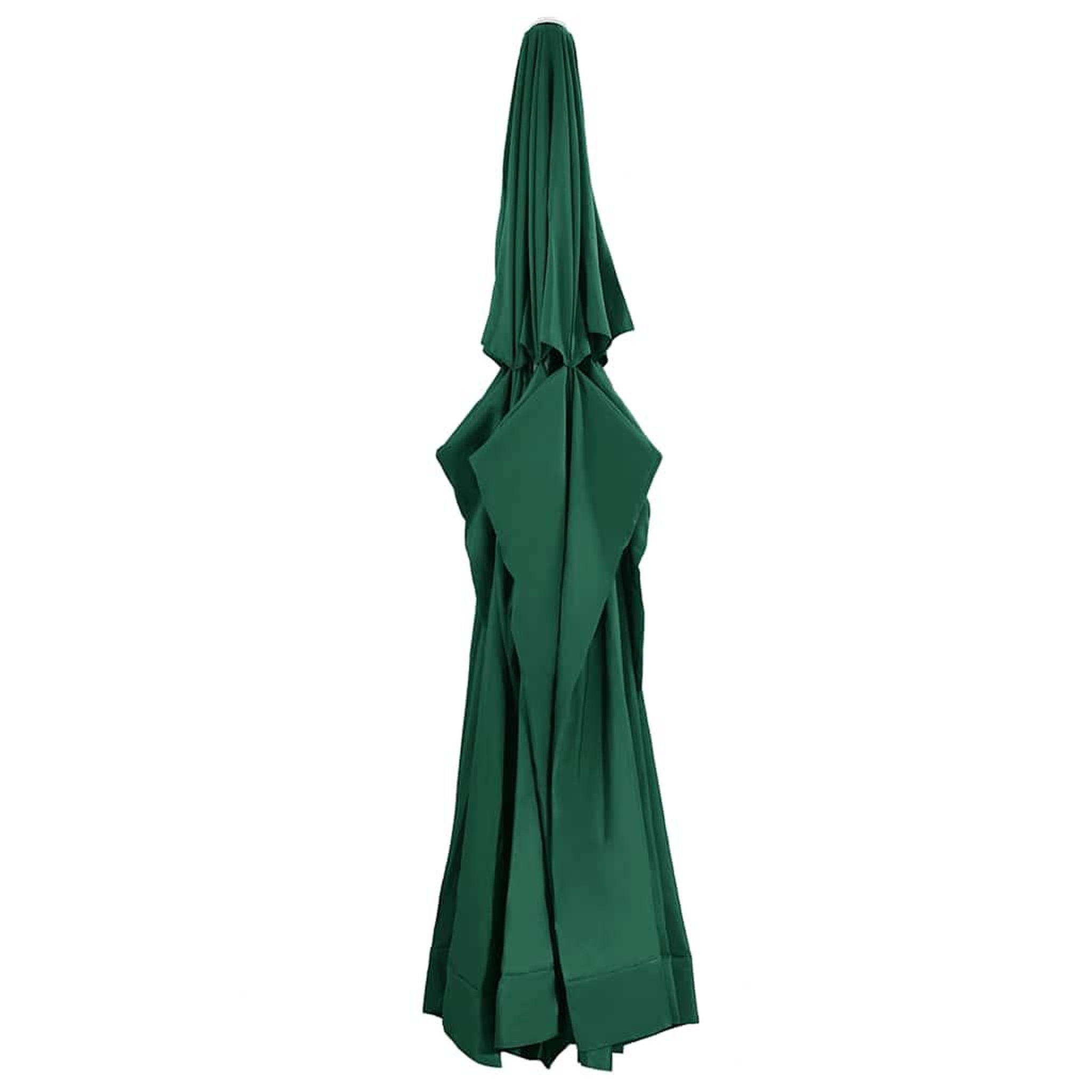 VIDAXL Tissu de remplacement pour parasol d'exterieur Vert 610 cm