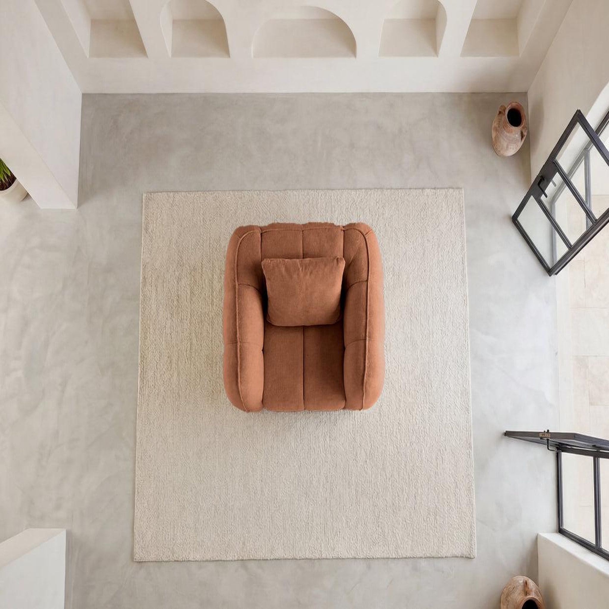 Voir la diapositive 5 : CASANOVA PARIS HAVANA - Fauteuil tissu lisse