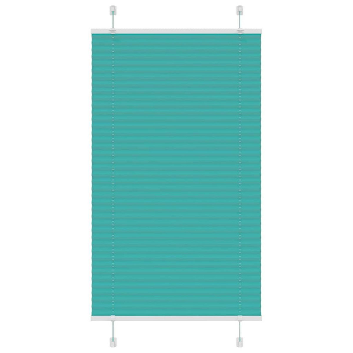 VIDAXL Store plisse vert petrole 70x150 cm largeur du tissu 69,4 cm