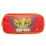 Voir la diapositive 2 : Bagtrotter Trousse scolaire rectangulaire Disney Le Roi Lion Simba Rouge Bagtrotter