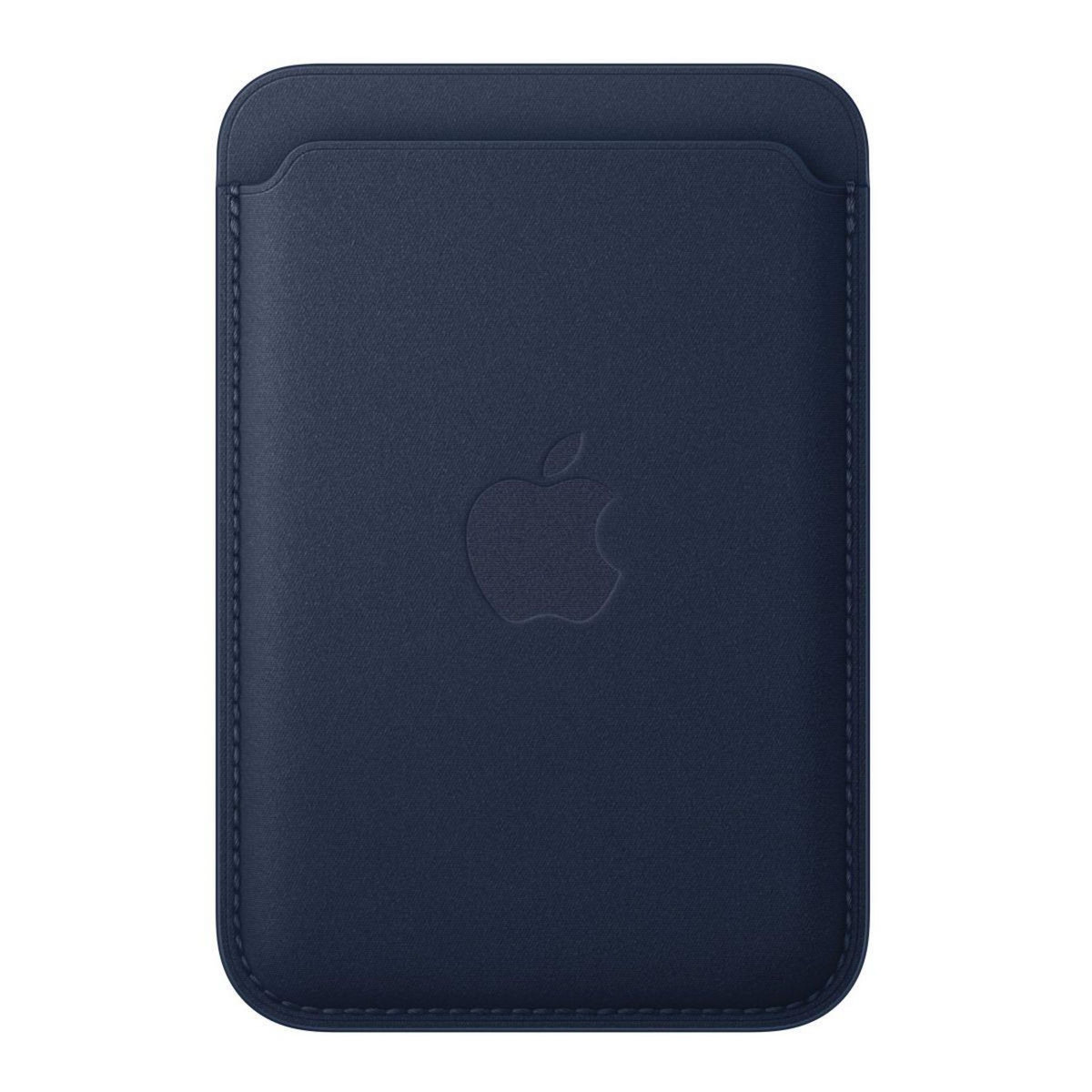 APPLE Porte-cartes en tissage fin bleu