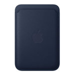 APPLE Porte-cartes en tissage fin bleu