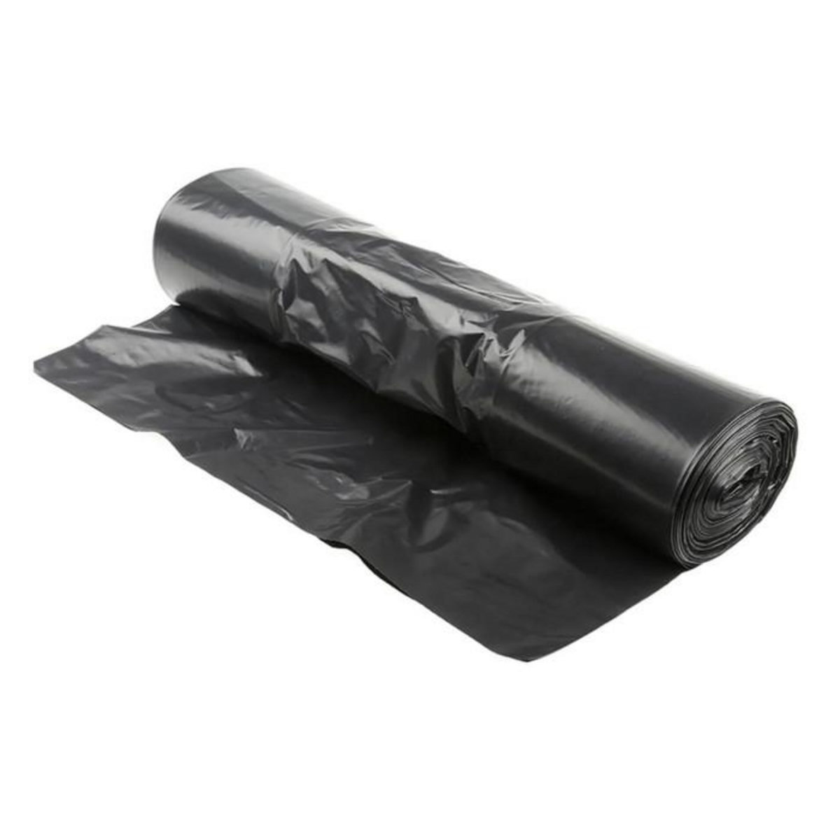 Paris Prix Lot de 10 Sacs Poubelle  Liens Coulissants  50L Noir