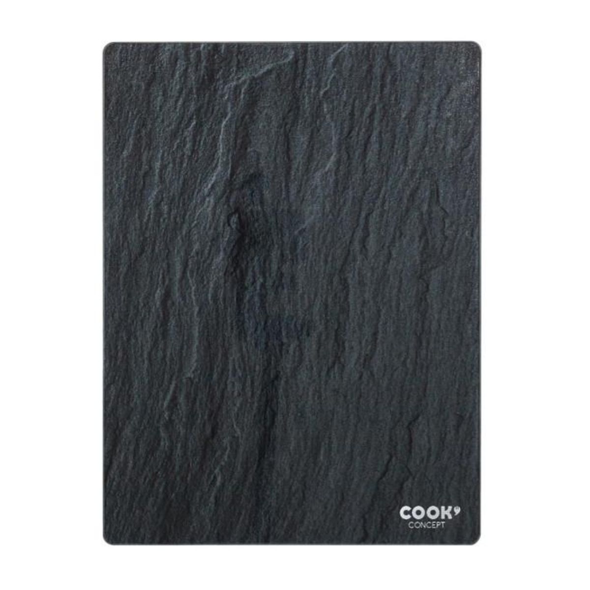 Paris Prix Planche à Découper en Verre  Ardoise  40cm Noir