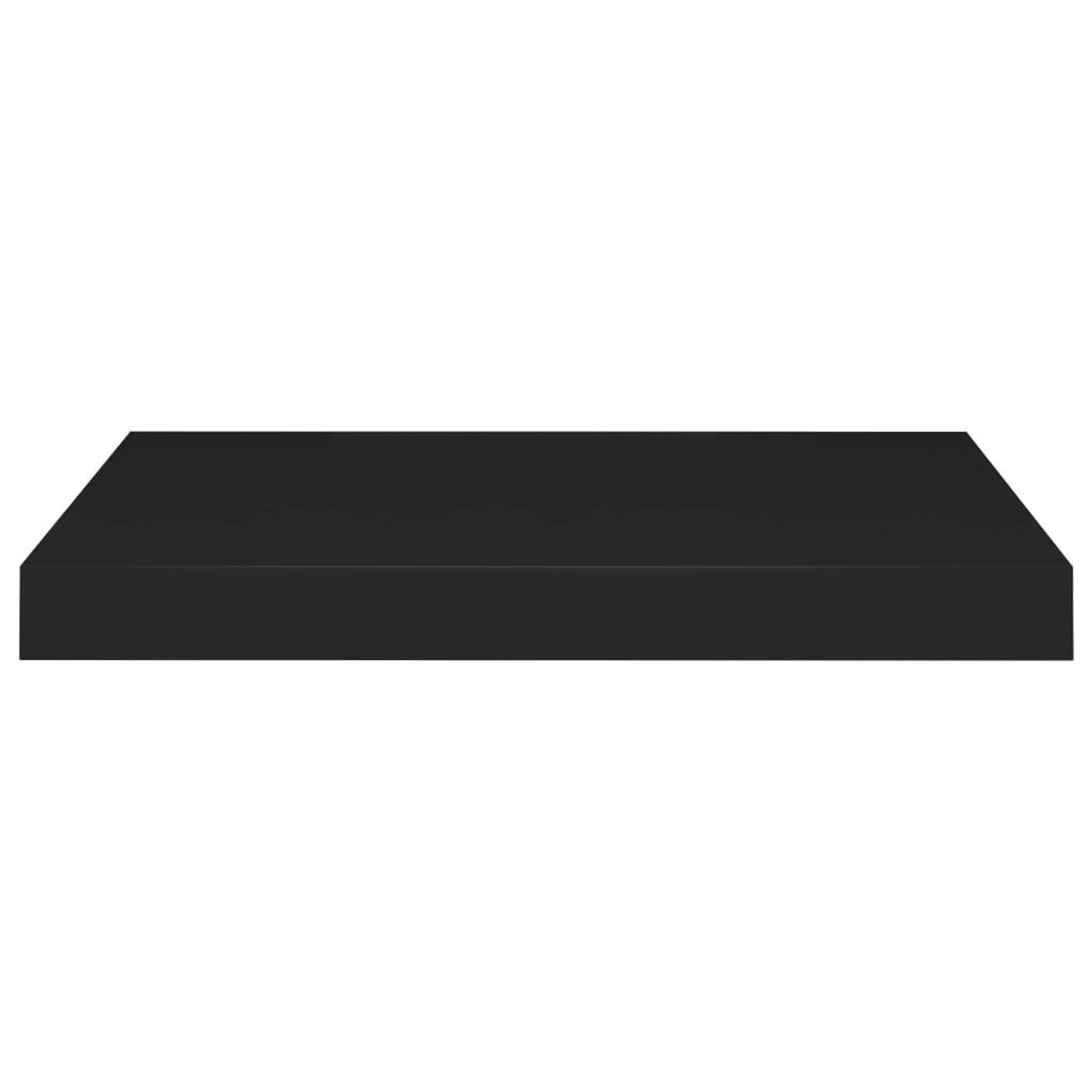 Voir la diapositive 4 : VIDAXL Etageres murales flottantes 4 pcs noir 50x23x3,8 cm MDF