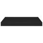 Voir la diapositive 4 : VIDAXL Etageres murales flottantes 4 pcs noir 50x23x3,8 cm MDF